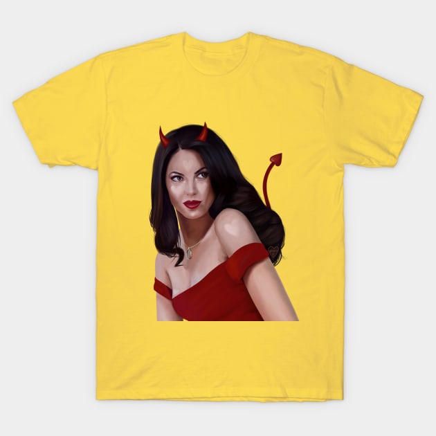 Rubi La Diabla T-Shirt by thelamehuman